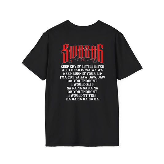 Swaza6 “Blood Ritual” Vampire-Core Lyric Tee – Gothic Punk Unisex Soft style Shirt