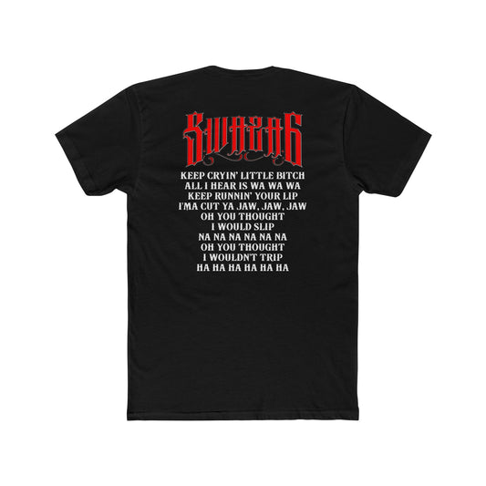 🦇 Swaza6 “DeadTalk” Vampiric Lyric Tee – Gothic Punk Unisex Shirt for the Loud & Unholy