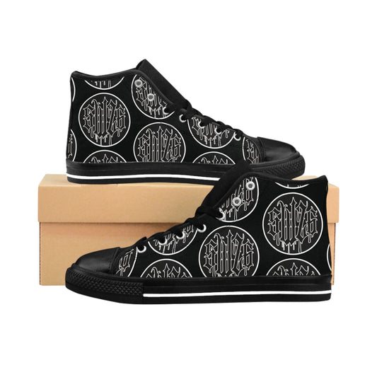 Swaza6 “GraveStompers” Gothic High-Top Sneakers – Vampire Punk Streetwear