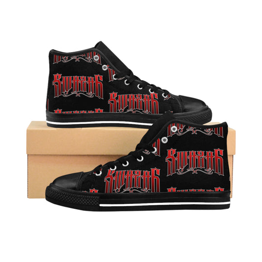 🩸Swaza6 “BloodSigil High-Tops” – Vampiric Punk Classic Sneakers (Signature SWAZA6ERS)