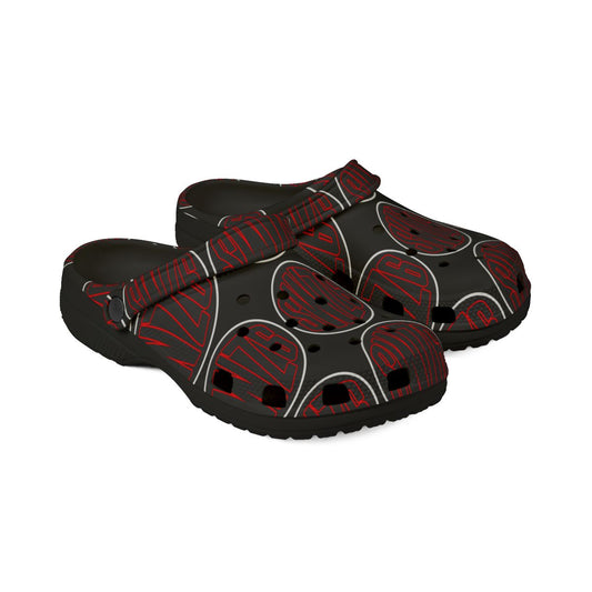 Swaza6 “BloodVein” Gothic Rubber Clogs – Alt Vampire EVA Sliders