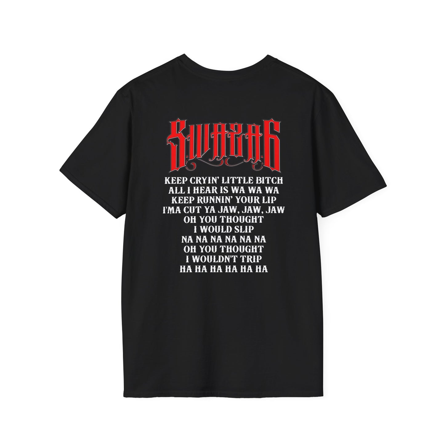 Swaza6 “Blood Ritual” Vampire-Core Lyric Tee – Gothic Punk Unisex Soft style Shirt