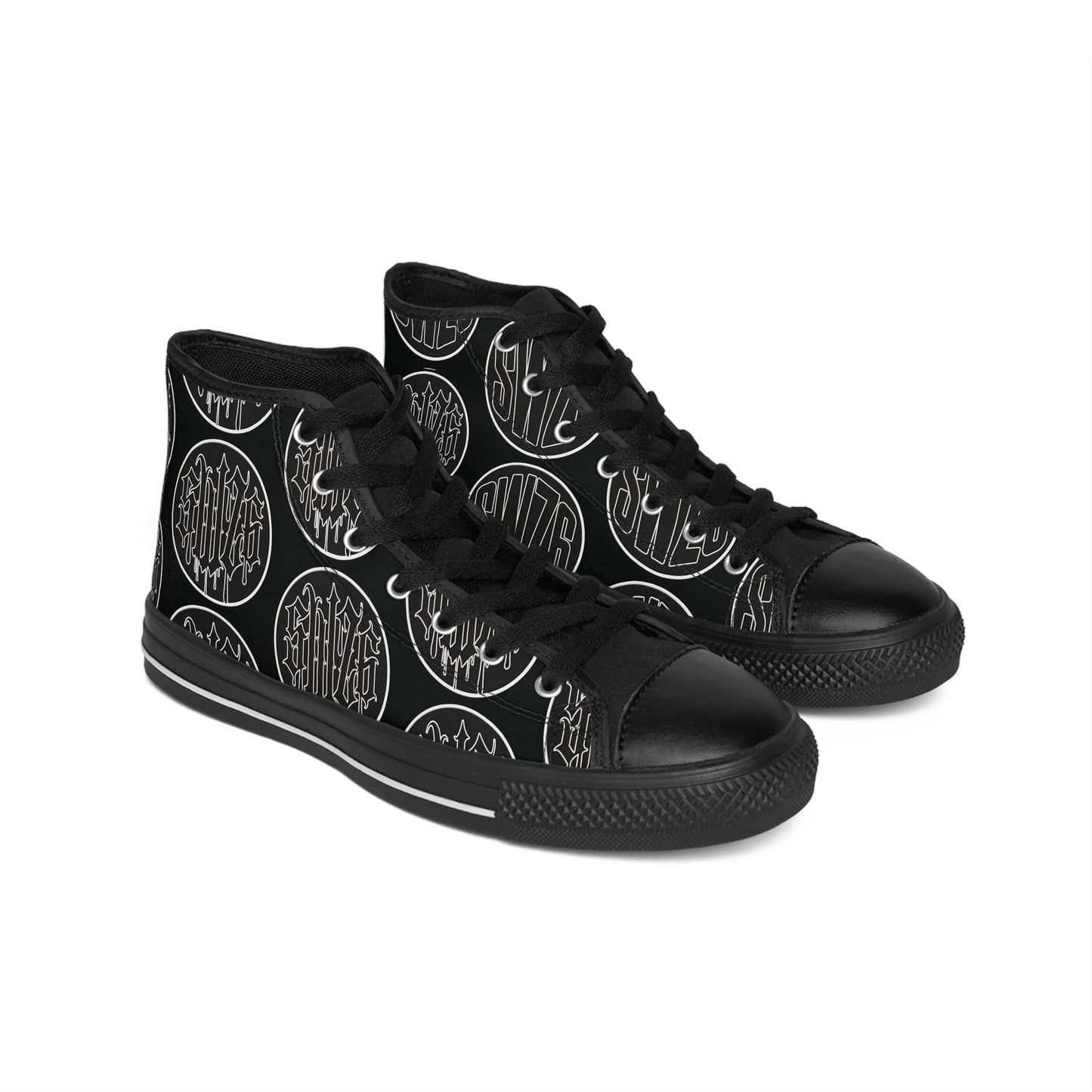 Swaza6 “GraveStompers” Gothic High-Top Sneakers – Vampire Punk Streetwear