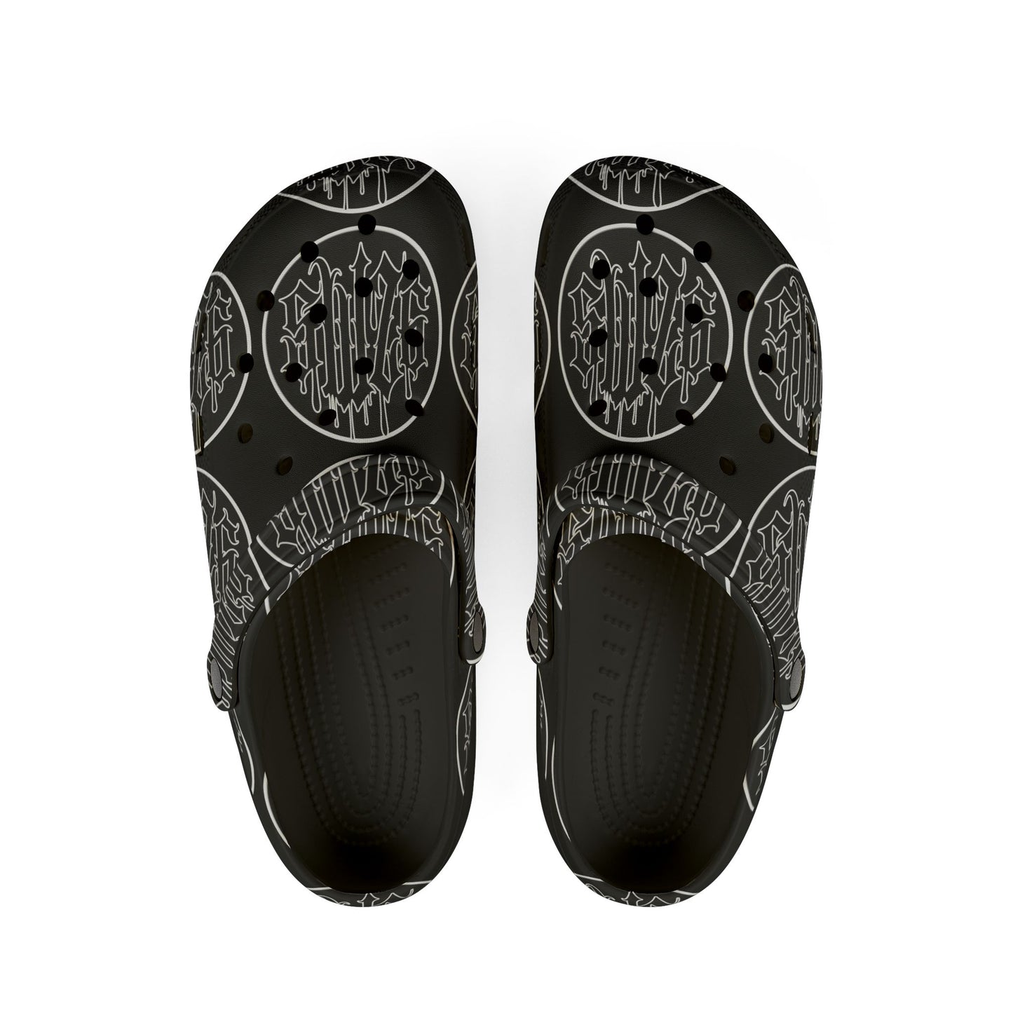 Swaza6 “DarkSigil” Vampiric Street Clogs – Gothic Punk EVA Slip-Ons