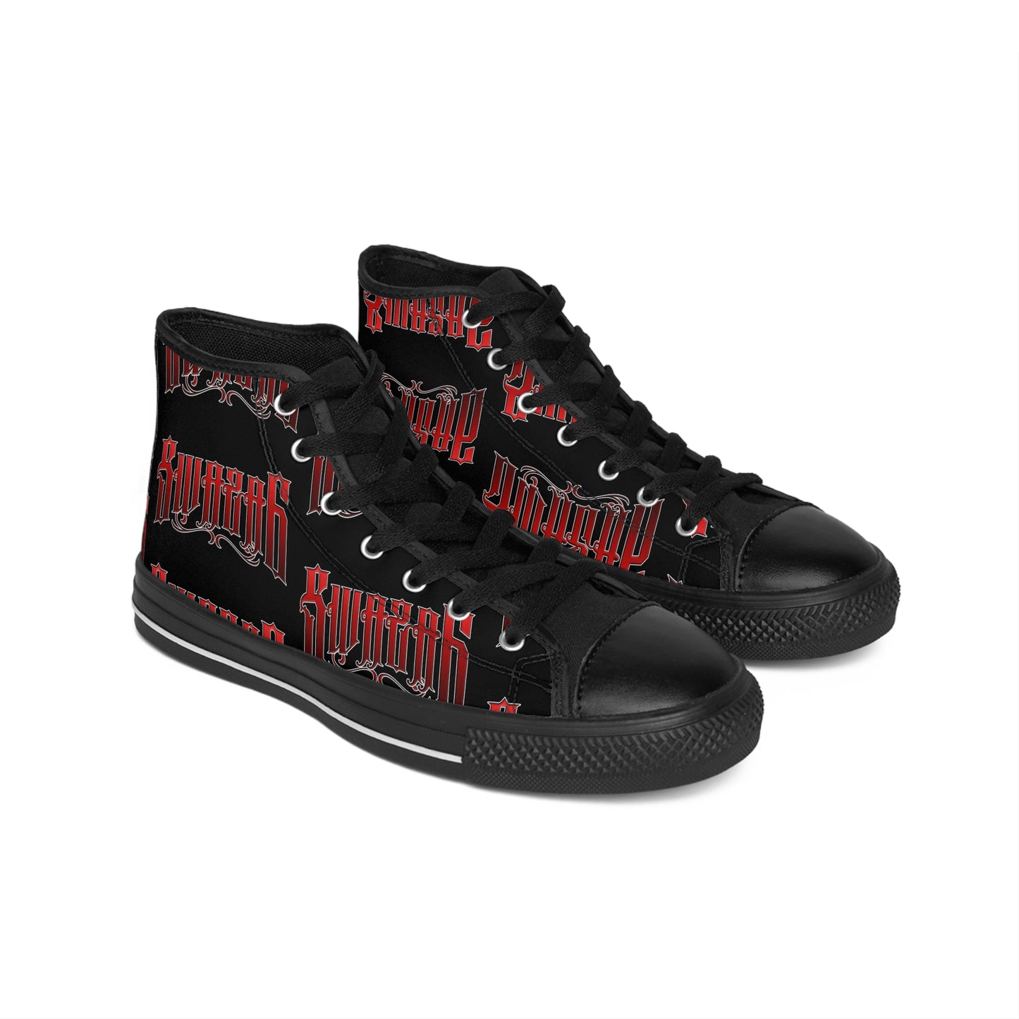 🩸Swaza6 “BloodSigil High-Tops” – Vampiric Punk Classic Sneakers (Signature SWAZA6ERS)