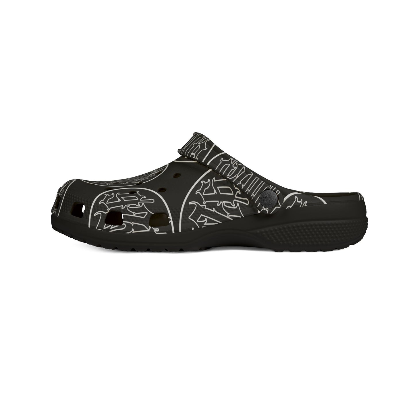 Swaza6 “DarkSigil” Vampiric Street Clogs – Gothic Punk EVA Slip-Ons