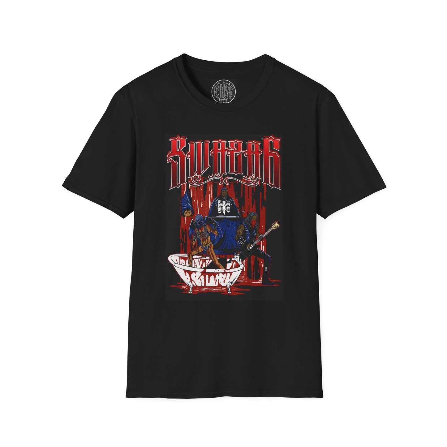Swaza6 “Blood Ritual” Vampire-Core Lyric Tee – Gothic Punk Unisex Soft style Shirt