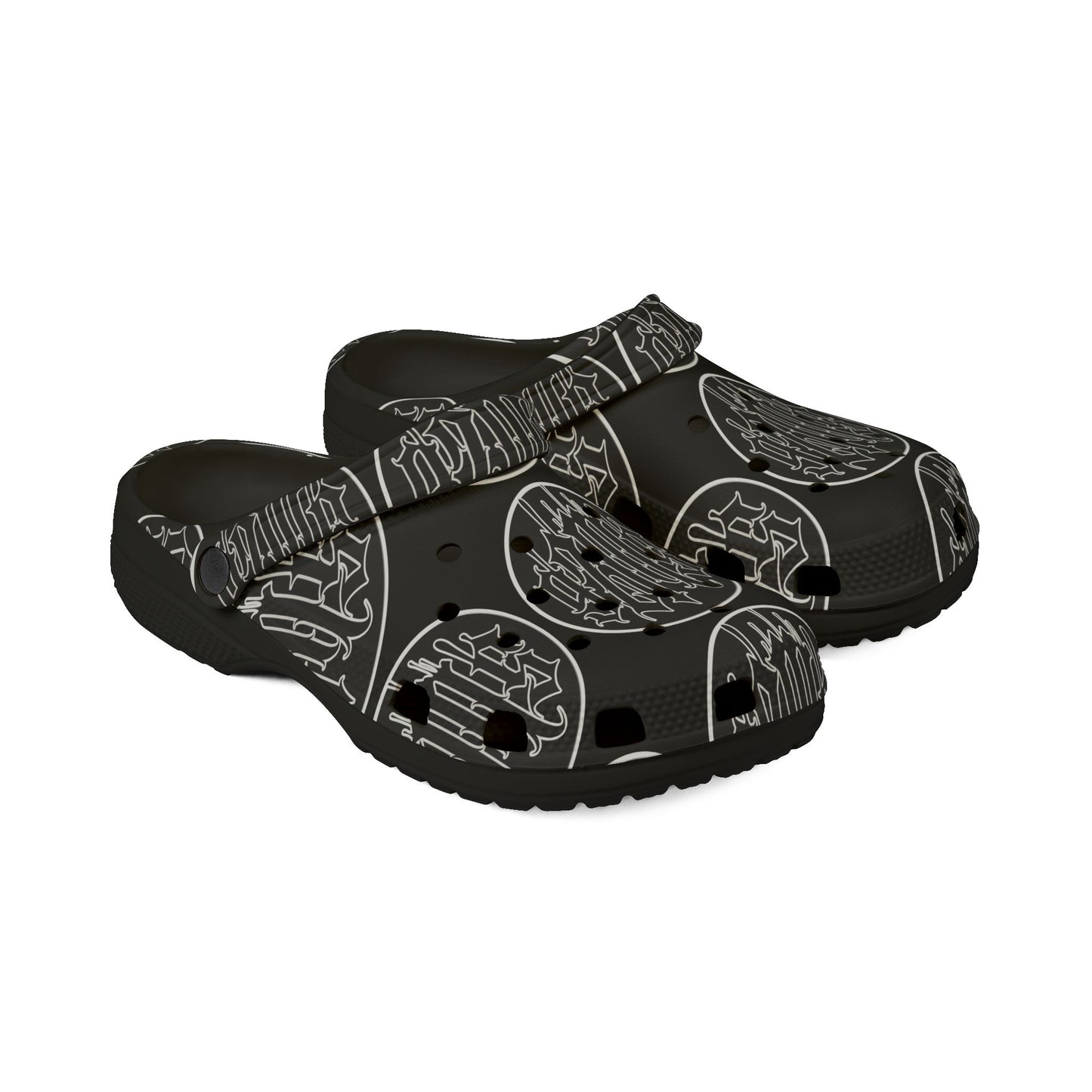 Swaza6 “DarkSigil” Vampiric Street Clogs – Gothic Punk EVA Slip-Ons