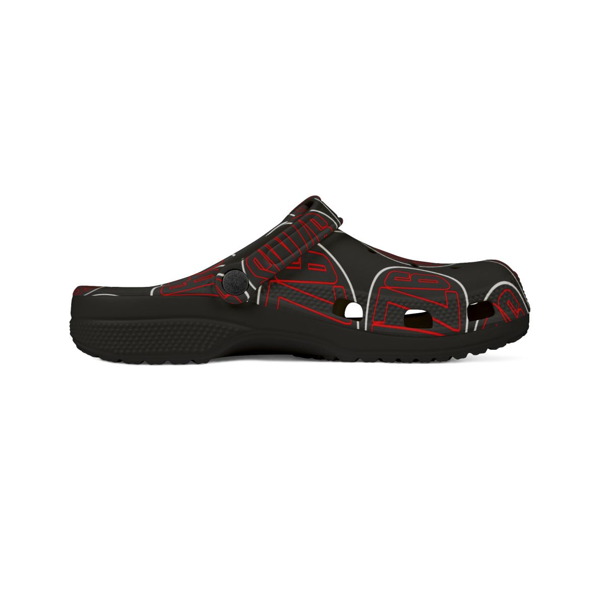 Swaza6 “BloodVein” Gothic Rubber Clogs – Alt Vampire EVA Sliders