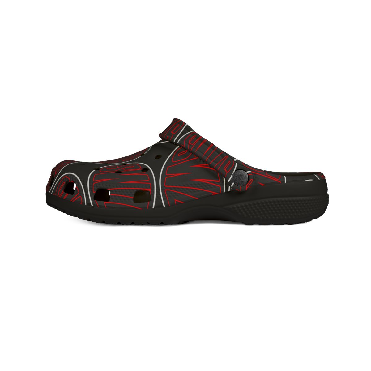 Swaza6 “BloodVein” Gothic Rubber Clogs – Alt Vampire EVA Sliders